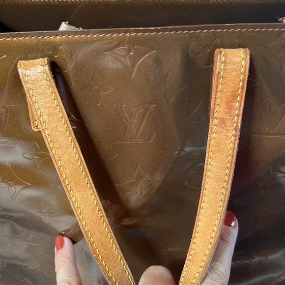 Authentic EUC Louis Vuitton Bronze Vernis Shopper Tote - Picture 6 of 13